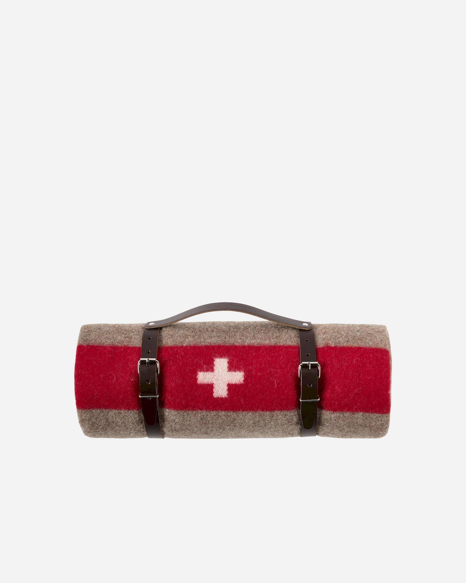 Army blanket with leather belt